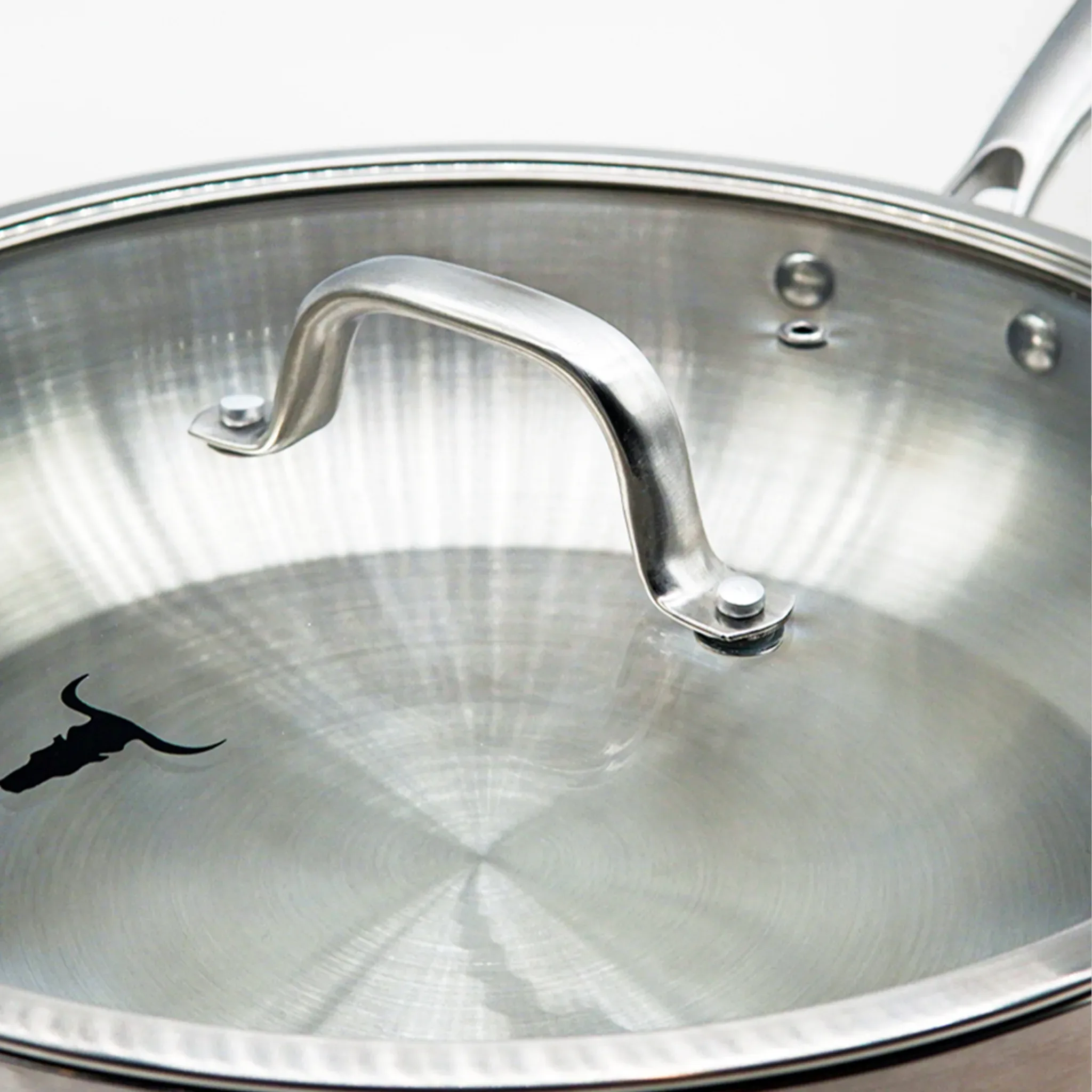 Sartén N30 Acero Inox con Tapa