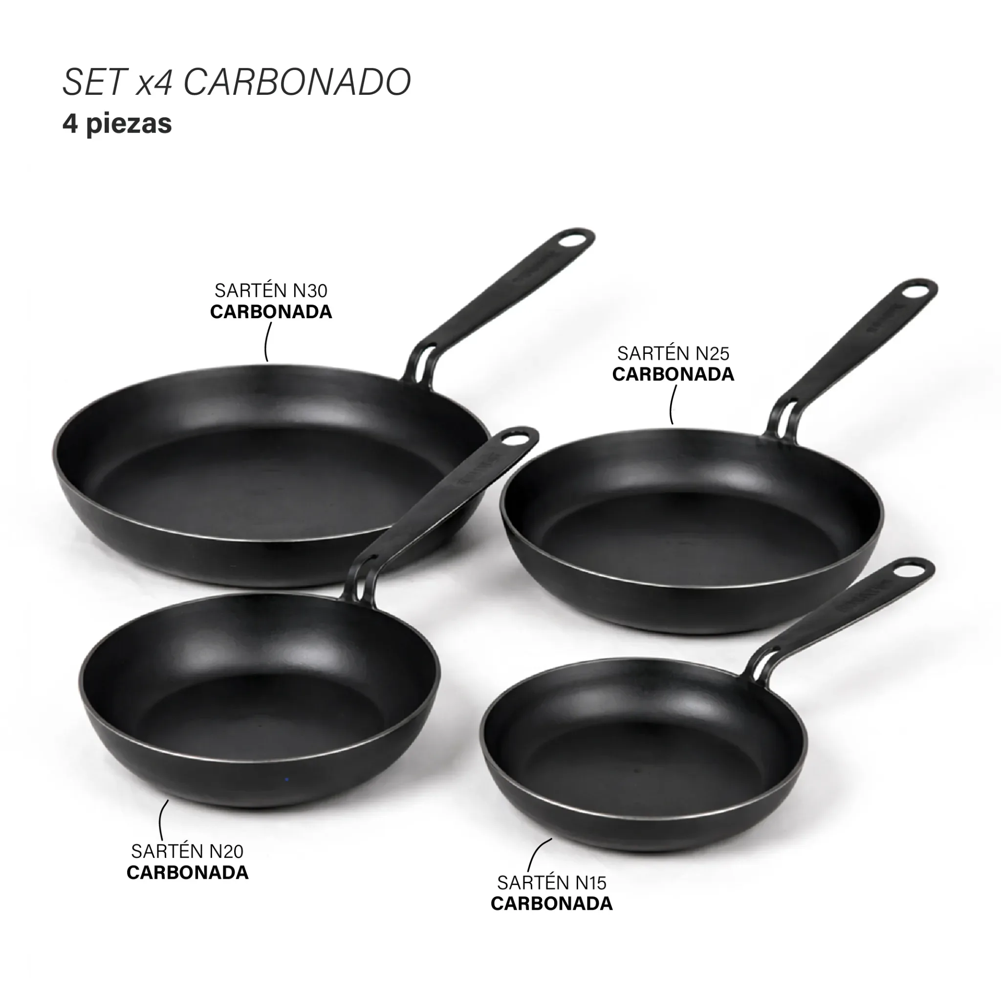 Set x4 Carbonado