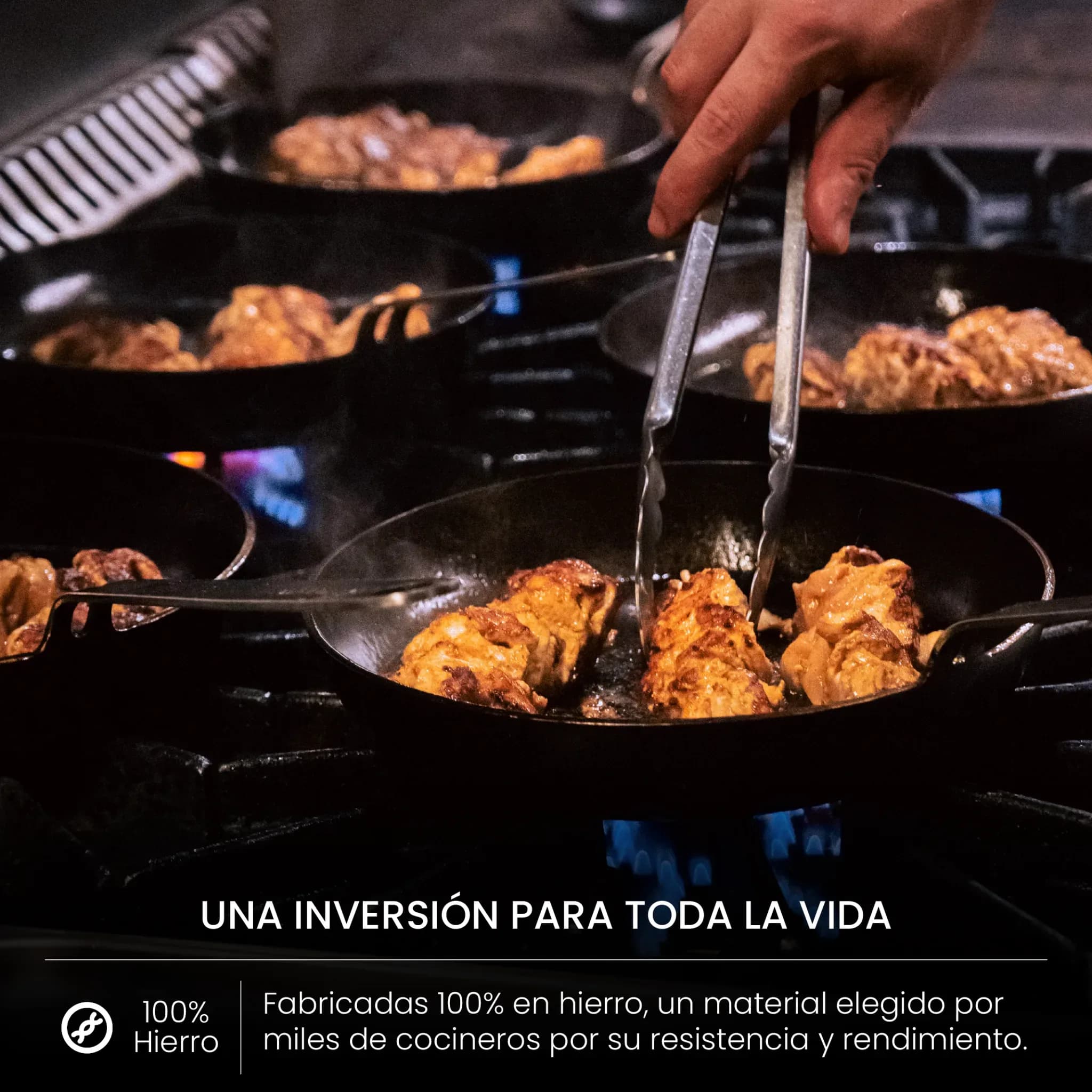 Set x4 Carbonado + Tapas