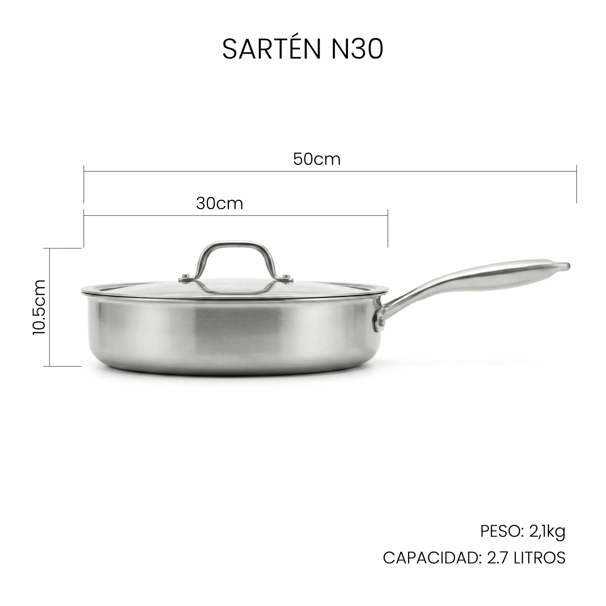 Set x4 Acero Inoxidable