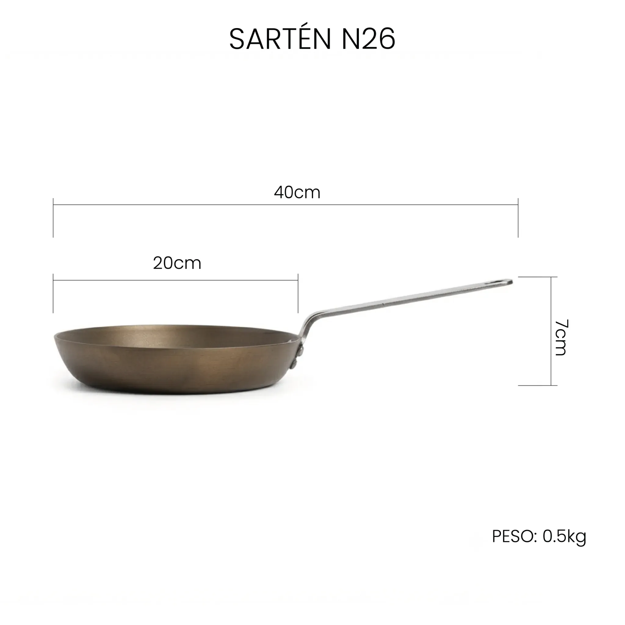Sartén LITE N20 | Curada