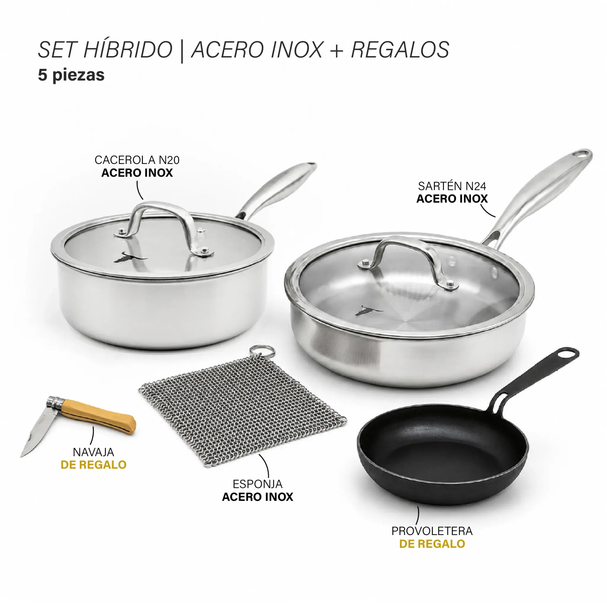 Set Híbrido | Provoletera + Navaja de Regalo