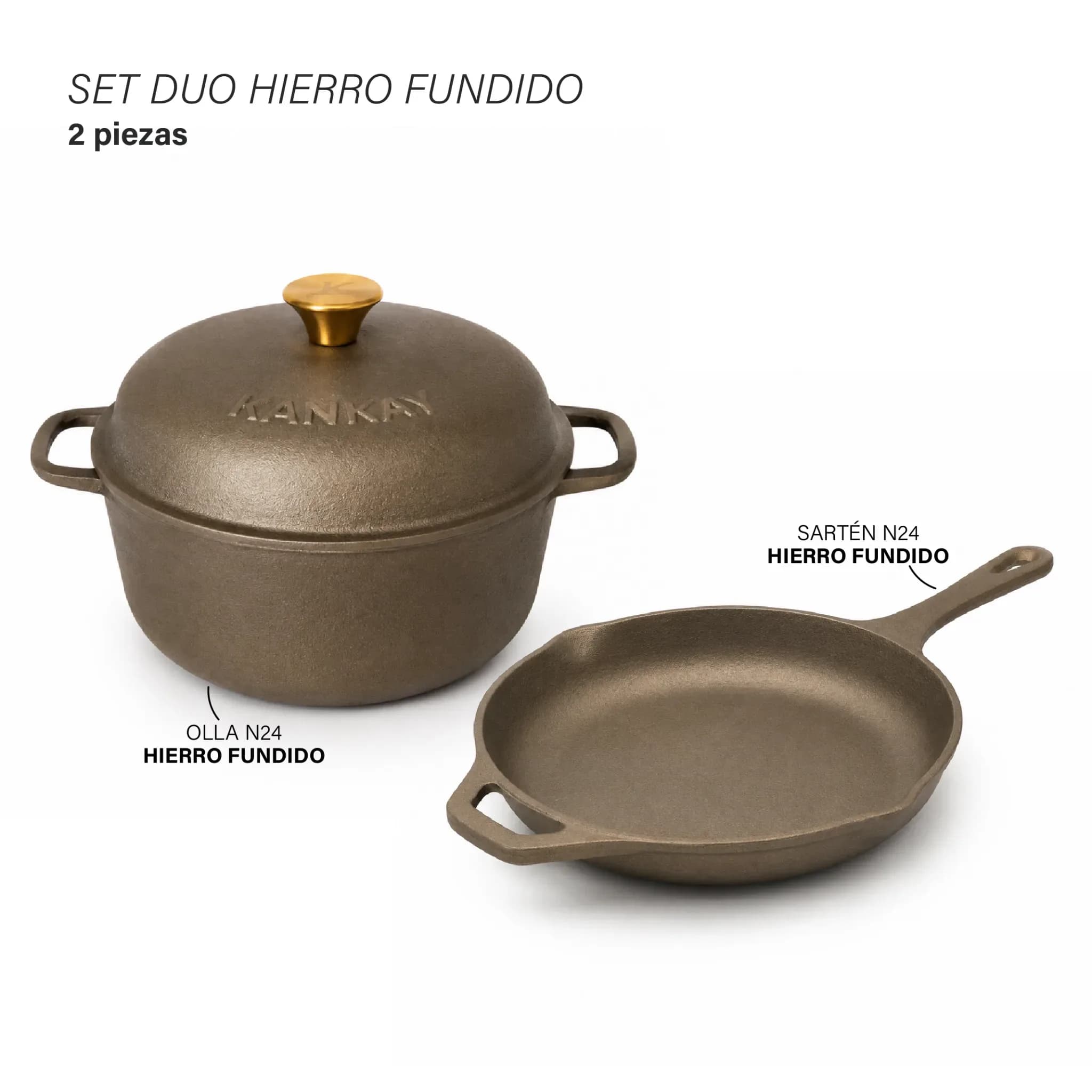 Set Duo Hierro Fundido
