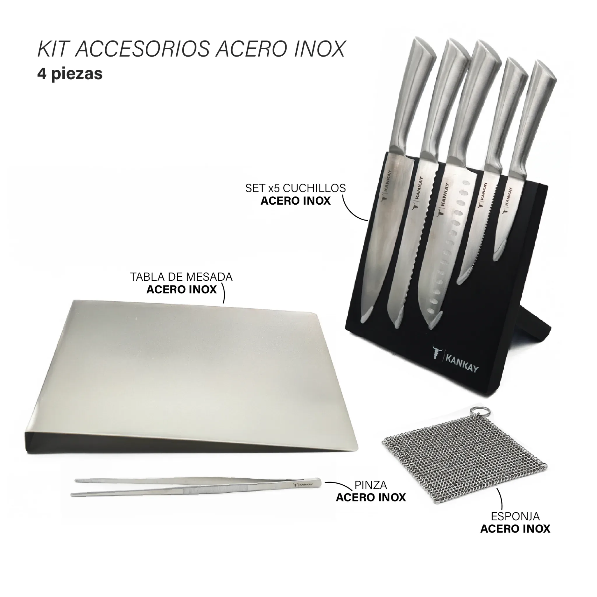 Kit Accesorios | Acero Inox
